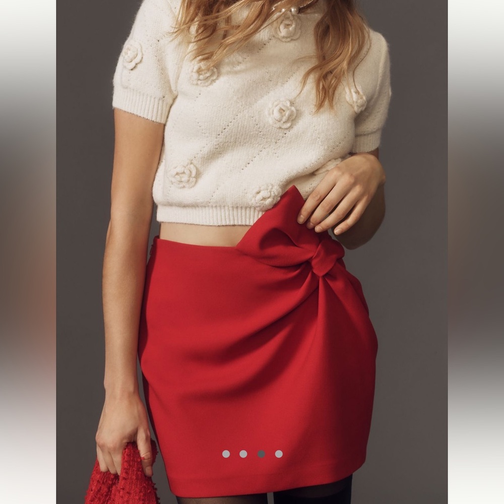 NWT Maeve Twist Mini Skirt